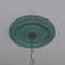 Ekena Millwork Cole PVC Medallion (Canopies up to 5 1/8"), 19"OD x 3 1/2"ID x 1"P, Metallic Sea Mist CMP19COFSM - alternate 7